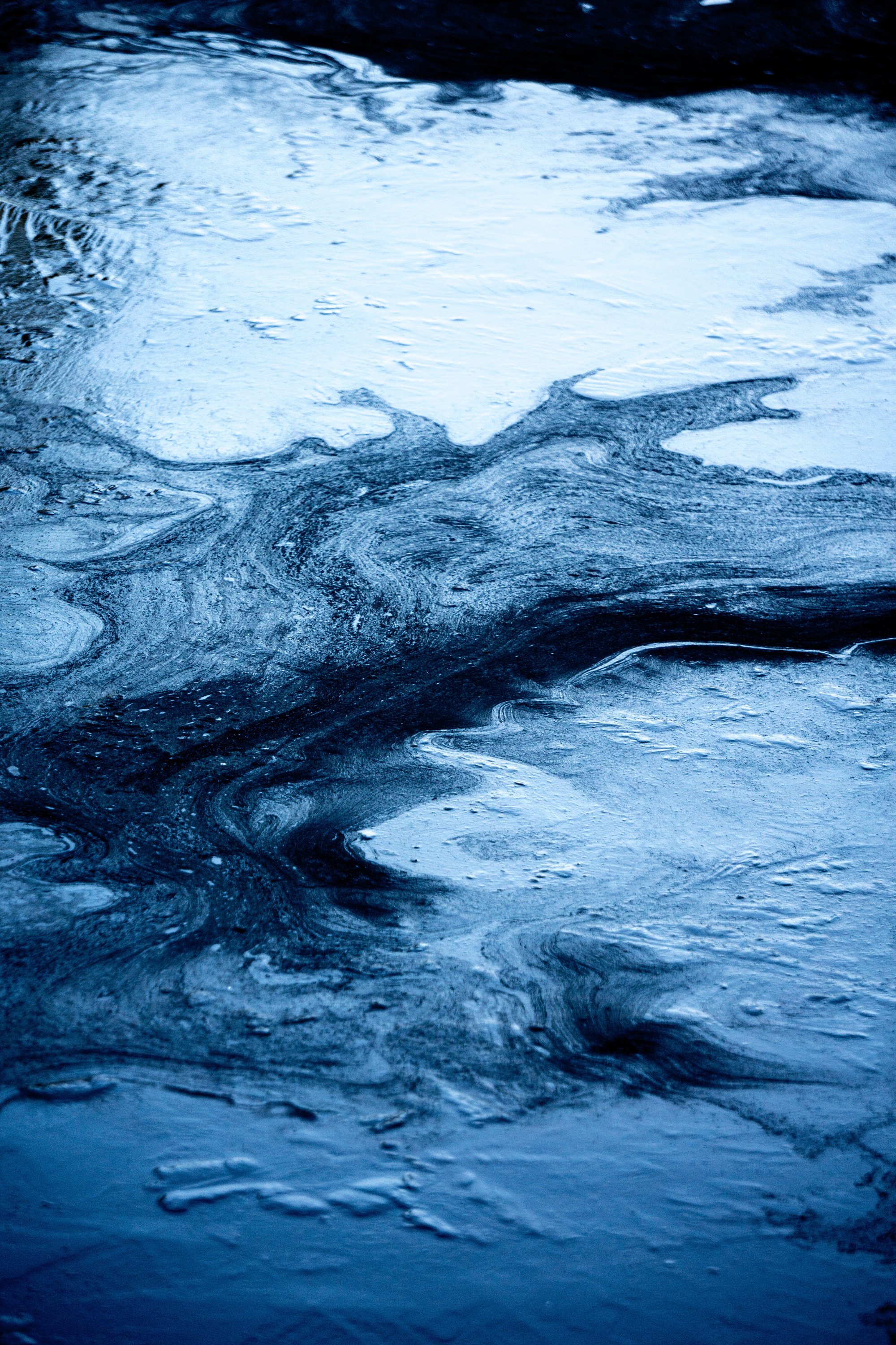 Abstract, Blue, Ice, Background, Texture